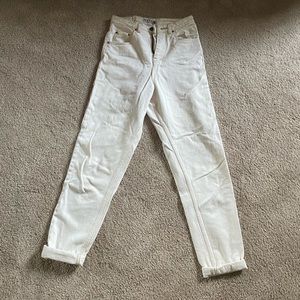 Motel rocks baggy white jeans